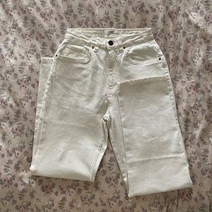 Cotton On Stretch Straight Leg Jeans White